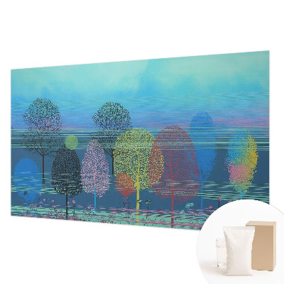 Fototapeta fizelinowa do sypialni Barwna harmonia