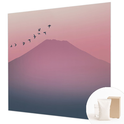 Fototapeta fizelinowa z nadrukiem Górski zachód