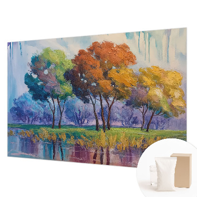 Fototapeta fizelinowa do sypialni Drzewna abstrakcja