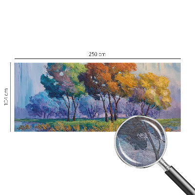Fototapeta fizelinowa do sypialni z motywem abstrakcyjnego drewna