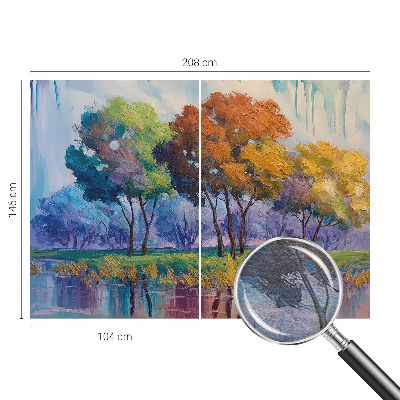 Fototapeta fizelinowa do sypialni Drzewna abstrakcja