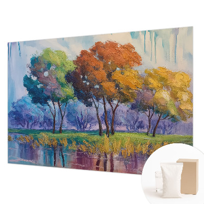 Fototapeta fizelinowa do sypialni Drzewna abstrakcja