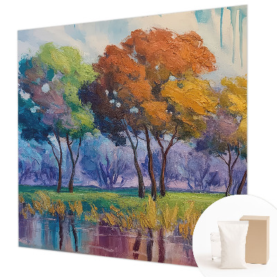 Fototapeta fizelinowa do sypialni Drzewna abstrakcja