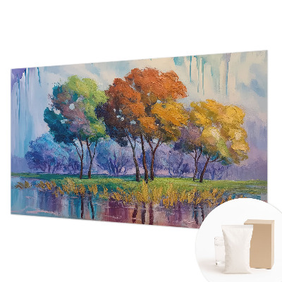 Fototapeta fizelinowa do sypialni Drzewna abstrakcja