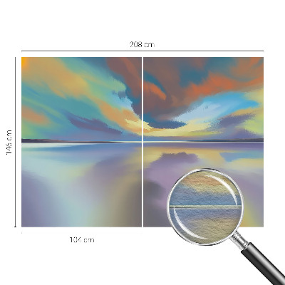 Fototapeta na ścianę Tęczowy zachód