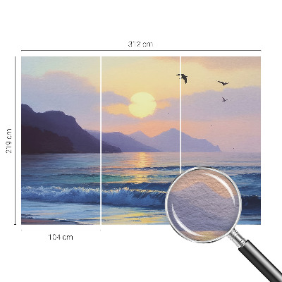 Tapeta fotograficzna fizelinowa Morski zachód