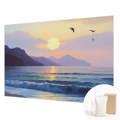 Tapeta fotograficzna fizelinowa Morski zachód