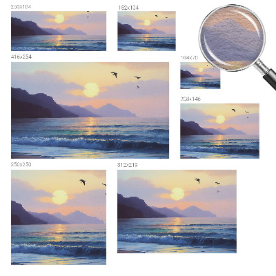 Tapeta fotograficzna fizelinowa Morski zachód