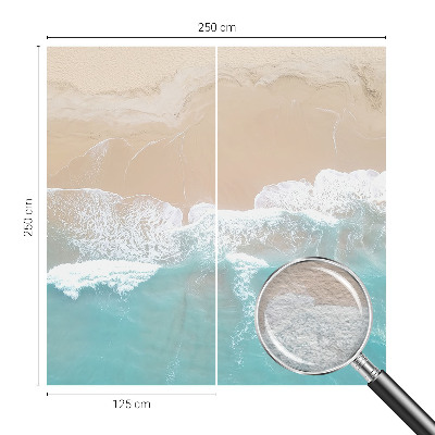 Nowoczesna fototapeta do salonu Nowoczesna fototapeta do salonu Szumiące fale