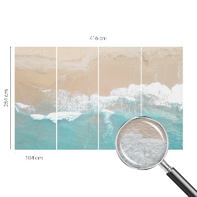 Nowoczesna fototapeta do salonu Nowoczesna fototapeta do salonu Szumiące fale