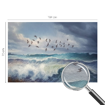 Fototapeta fizelinowa do sypialni Morskie fale