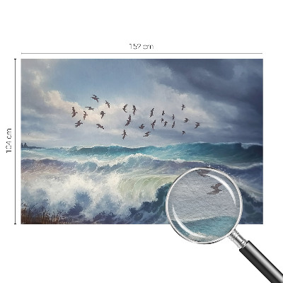 Fototapeta fizelinowa do sypialni Morskie fale