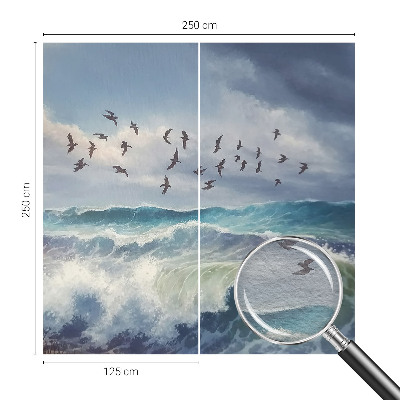 Fototapeta fizelinowa do sypialni Morskie fale