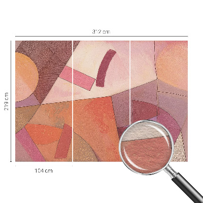Tapeta fotograficzna z kolorowymi formami