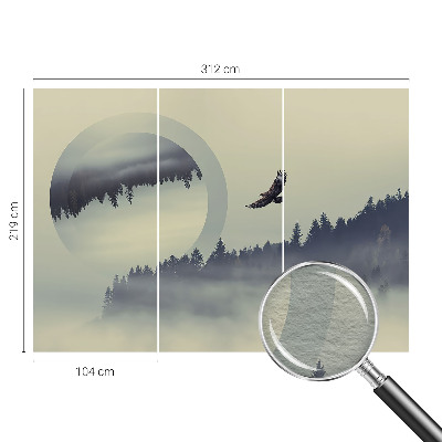 Fototapeta na ścianę z leśnym pejzażem