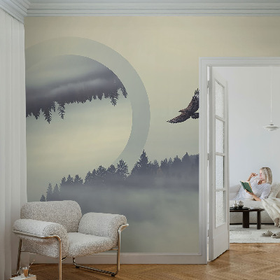 Fototapeta na ścianę z leśnym pejzażem