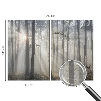 Fototapeta fizelinowa do sypialni Eteryczny las