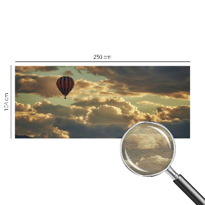 Fototapeta fizelinowa z nadrukiem z motywem balonu w chmurach