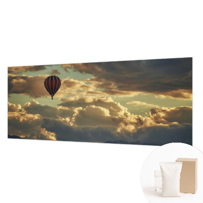 Fototapeta fizelinowa z nadrukiem z motywem balonu w chmurach