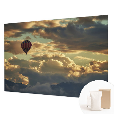 Fototapeta fizelinowa z nadrukiem z motywem balonu w chmurach