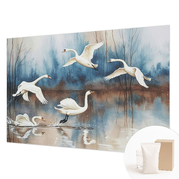 Nowoczesna fototapeta do salonu Ptaki w locie