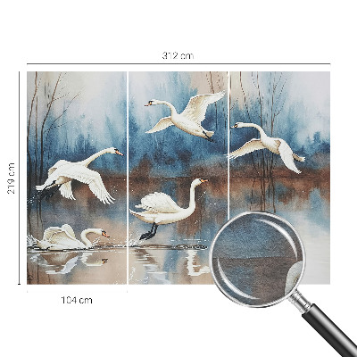 Nowoczesna fototapeta do salonu Ptaki w locie