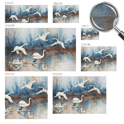 Nowoczesna fototapeta do salonu Ptaki w locie