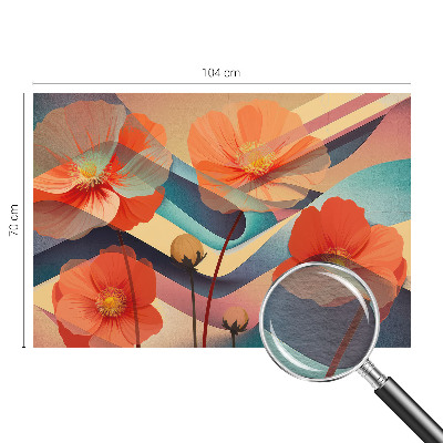 Fototapeta fizelinowa do sypialni Kwiaty zmysłów