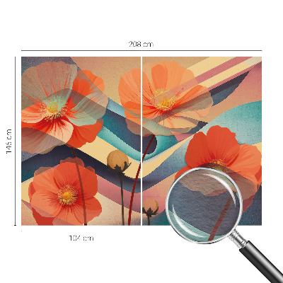 Fototapeta fizelinowa do sypialni Kwiaty zmysłów