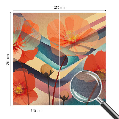 Fototapeta fizelinowa do sypialni Kwiaty zmysłów