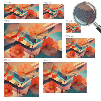 Fototapeta fizelinowa do sypialni Kwiaty zmysłów