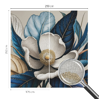 Tapeta fotograficzna z motywem eleganckiej flory