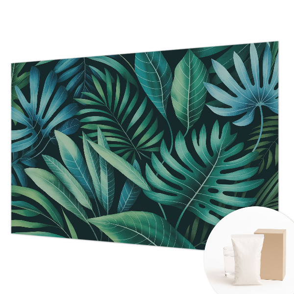 Dekoracyjna fototapeta na ścianę Tropikalne liście