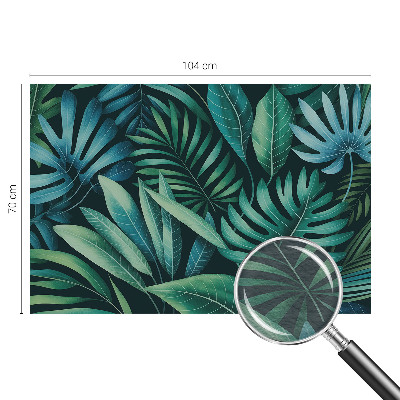 Dekoracyjna fototapeta na ścianę Tropikalne liście