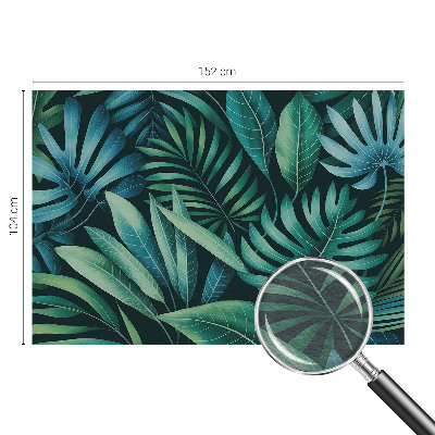 Dekoracyjna fototapeta na ścianę Tropikalne liście