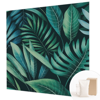 Dekoracyjna fototapeta na ścianę Tropikalne liście
