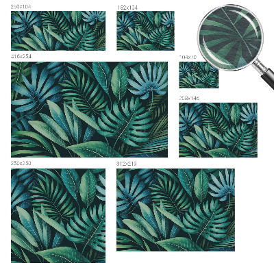 Dekoracyjna fototapeta na ścianę Tropikalne liście