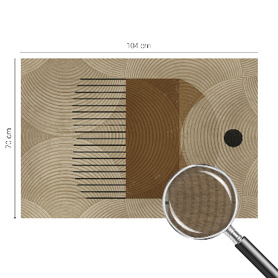 Nowoczesna fototapeta do salonu z motywem geometrycznym 