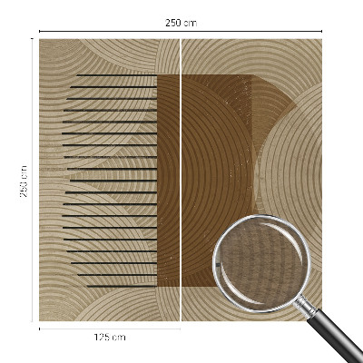 Nowoczesna fototapeta do salonu z motywem geometrycznym 