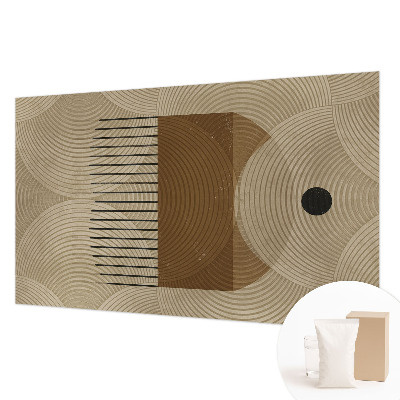 Nowoczesna fototapeta do salonu z motywem geometrycznym 