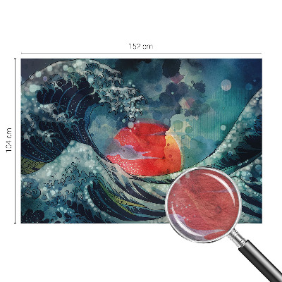 Fototapeta fizelinowa z nadrukiem z motywem oceanicznego wschodu