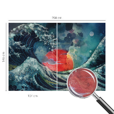 Fototapeta fizelinowa z nadrukiem z motywem oceanicznego wschodu