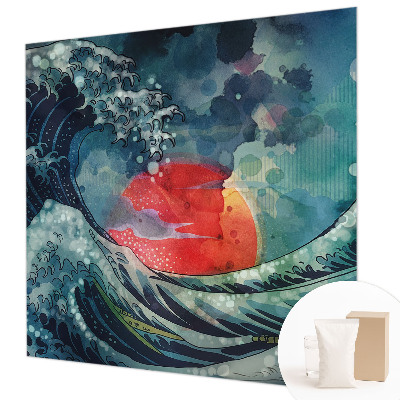 Fototapeta fizelinowa z nadrukiem z motywem oceanicznego wschodu