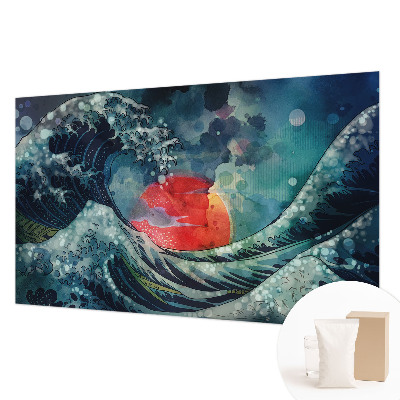 Fototapeta fizelinowa z nadrukiem z motywem oceanicznego wschodu