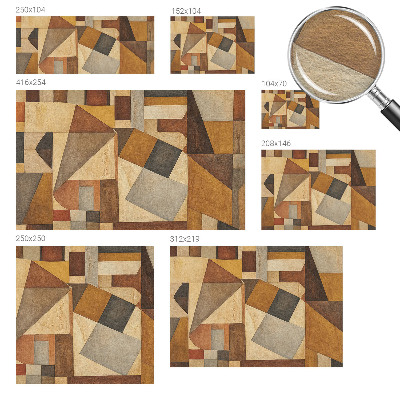 Fototapeta na ścianę z abstrakcją geometryczną