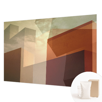 Tapeta fotograficzna fizelinowa Tapeta fotograficzna fizelinowa Abstrakcyjne bryły