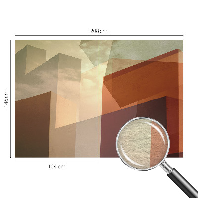 Tapeta fotograficzna fizelinowa Abstrakcyjne bryły