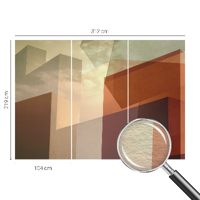 Tapeta fotograficzna fizelinowa Abstrakcyjne bryły