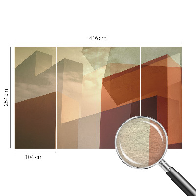 Tapeta fotograficzna fizelinowa Abstrakcyjne bryły