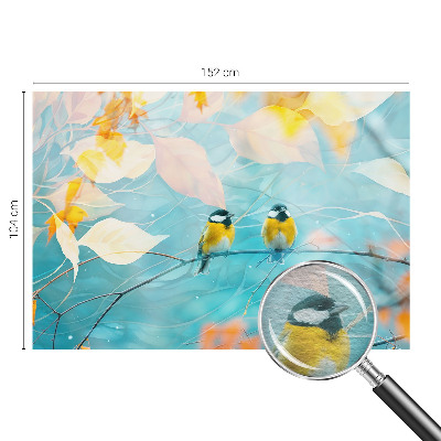 Nowoczesna fototapeta do salonu Wiosenne ptaki